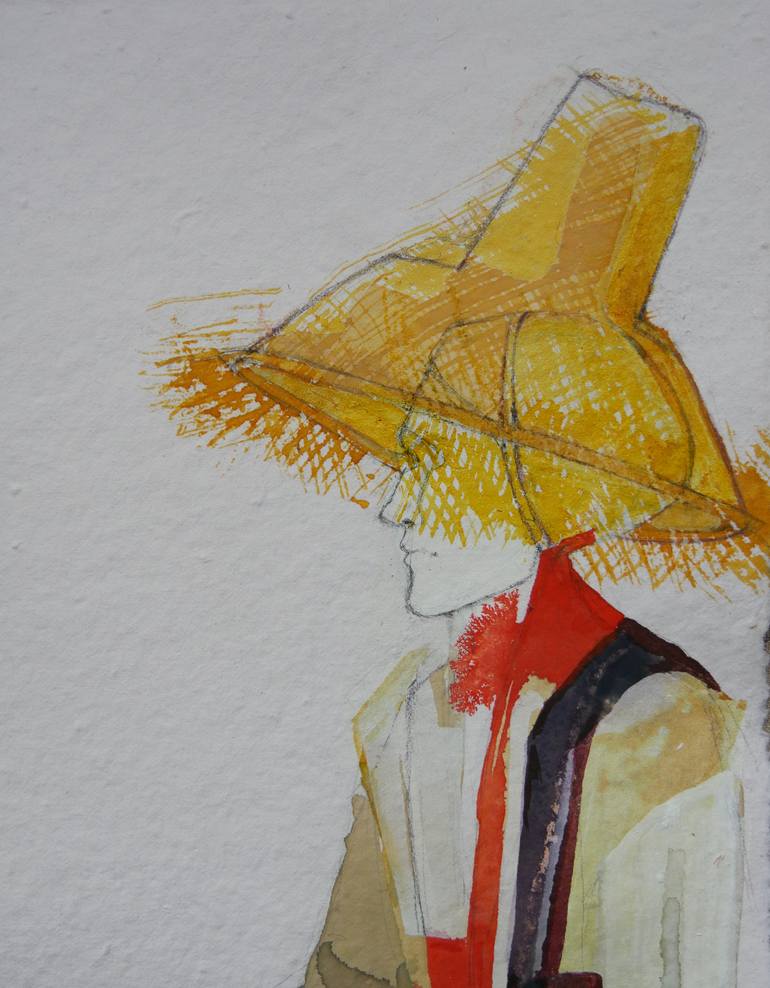 Original Art Deco Women Painting by Doris Schmitz