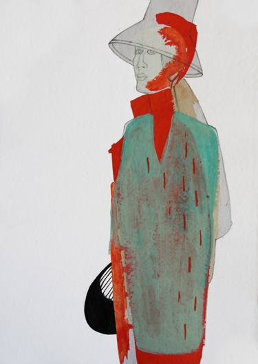 Original Figurative Women Paintings by Doris Schmitz