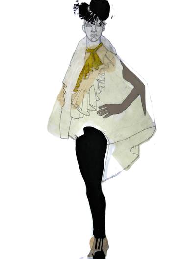 Original Art Deco Women Paintings by Doris Schmitz