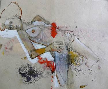 Original Figurative Erotic Paintings by Doris Schmitz