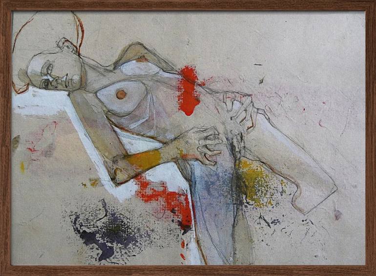 Original Figurative Erotic Painting by Doris Schmitz