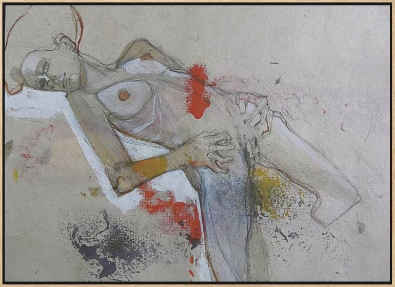 Original Figurative Erotic Painting by Doris Schmitz