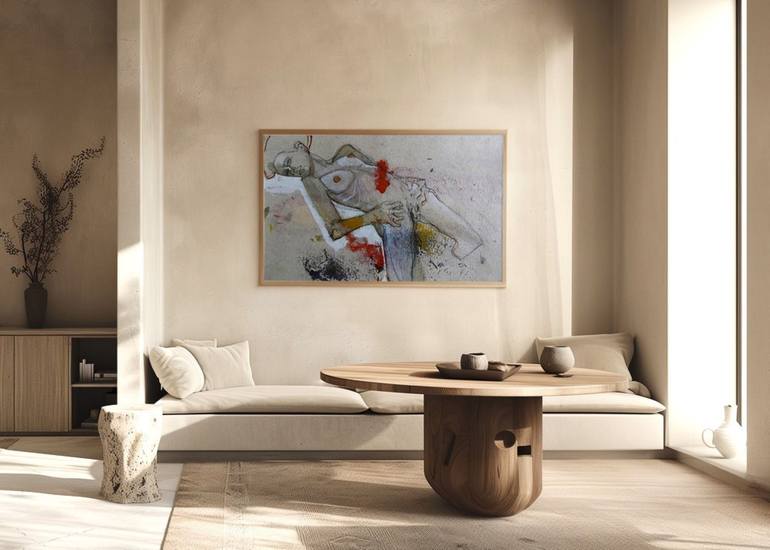 Original Figurative Erotic Painting by Doris Schmitz