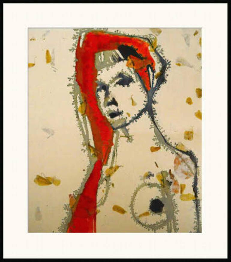Original Figurative Women Painting by Doris Schmitz