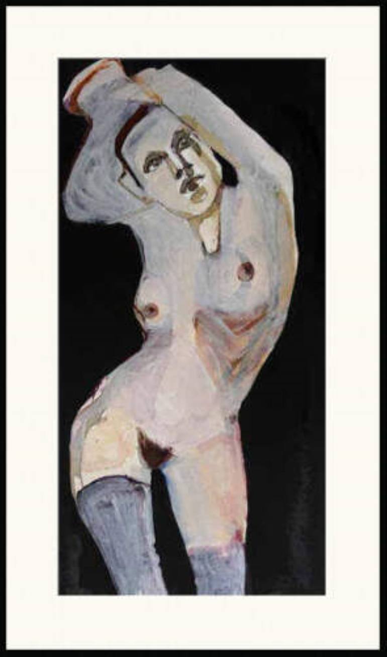 Original Figurative Erotic Painting by Doris Schmitz