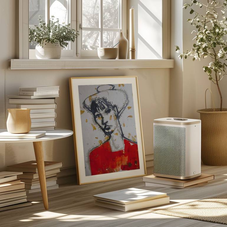 Original Figurative Women Painting by Doris Schmitz