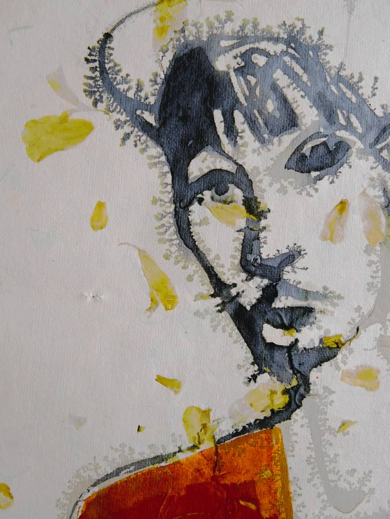 Original Figurative Women Painting by Doris Schmitz
