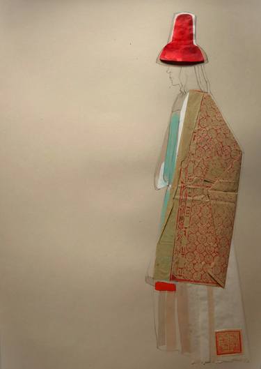 Original Figurative Women Mixed Media by Doris Schmitz