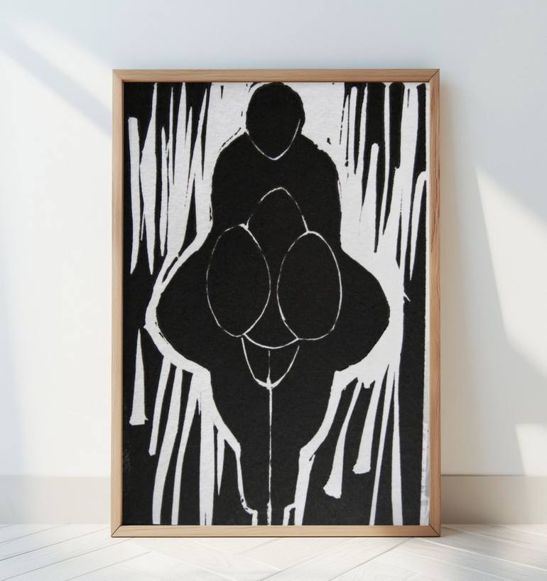 Original Minimalism Women Printmaking by Doris Schmitz