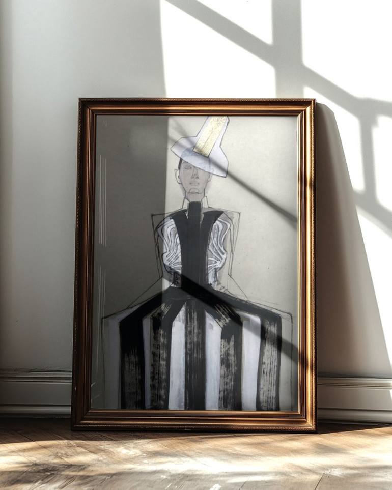 Original Figurative Fashion Painting by Doris Schmitz