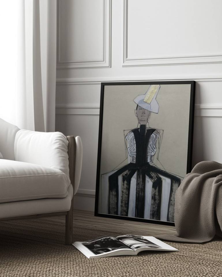 Original Figurative Fashion Painting by Doris Schmitz