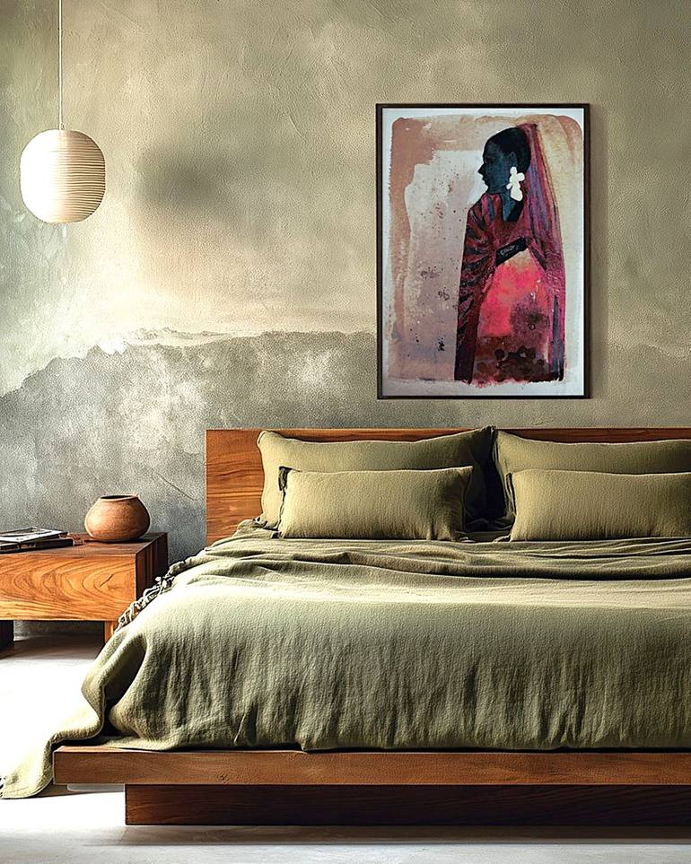 Original Figurative Women Painting by Doris Schmitz