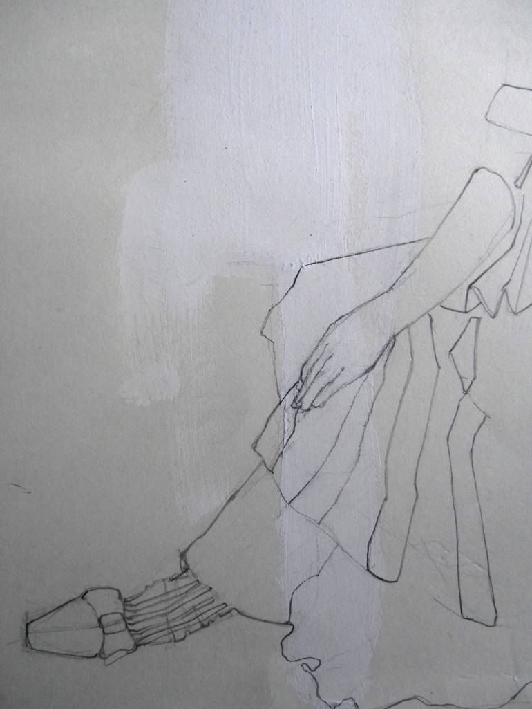 Original Figurative Fashion Drawing by Doris Schmitz