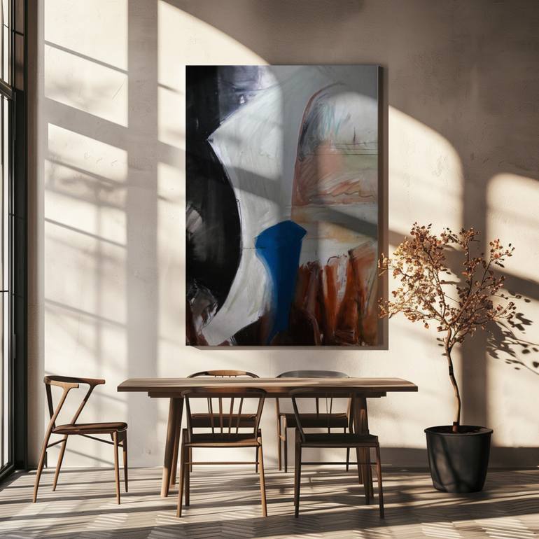 Original Abstract Expressionism Abstract Painting by Doris Schmitz