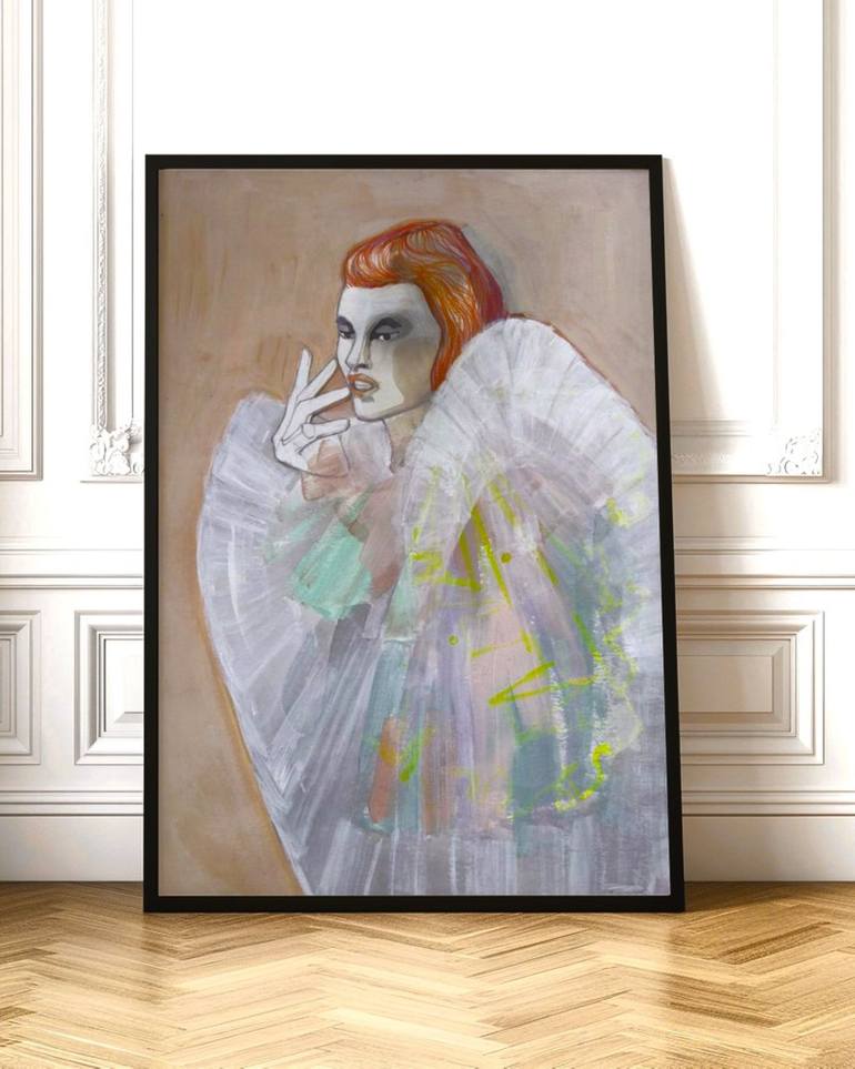 Original Figurative Fashion Painting by Doris Schmitz