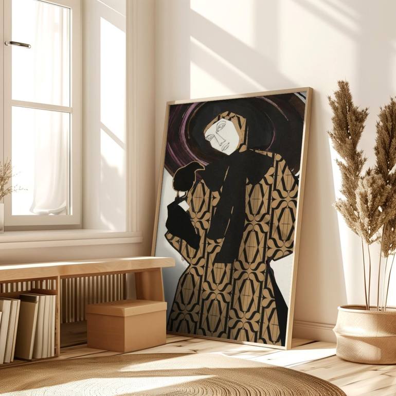 Original Figurative Fashion Mixed Media by Doris Schmitz