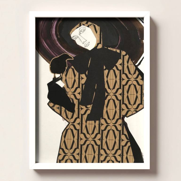 Original Figurative Fashion Mixed Media by Doris Schmitz
