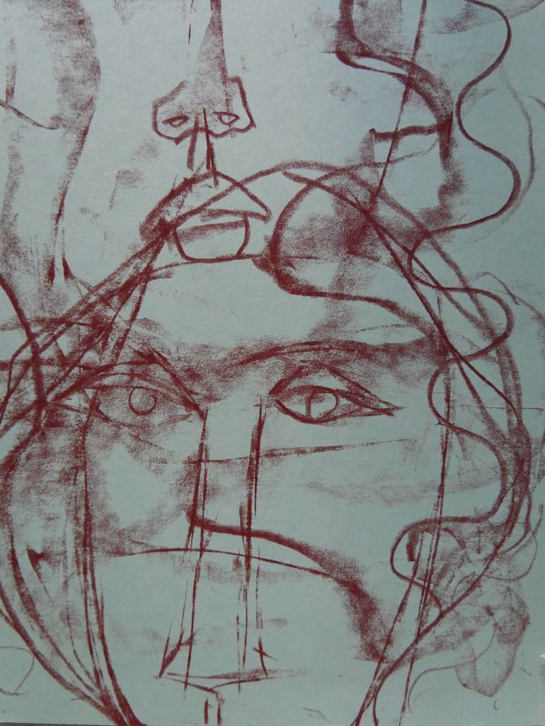 Original Figurative Women Drawing by Doris Schmitz