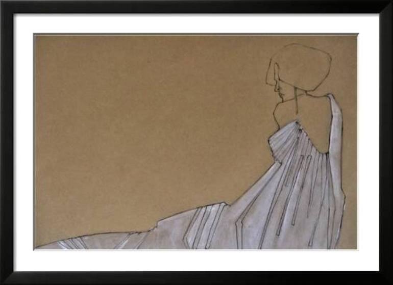 Original Figurative Women Drawing by Doris Schmitz