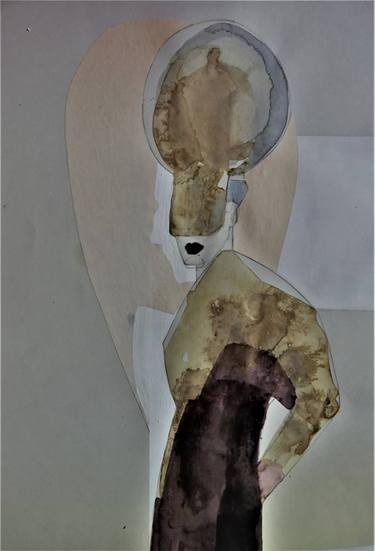 Original Figurative Women Mixed Media by Doris Schmitz