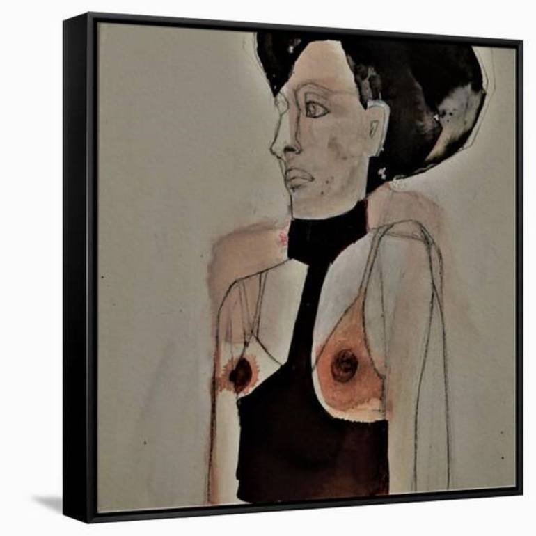 Original Art Deco People Painting by Doris Schmitz