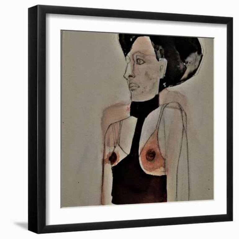 Original Art Deco People Painting by Doris Schmitz