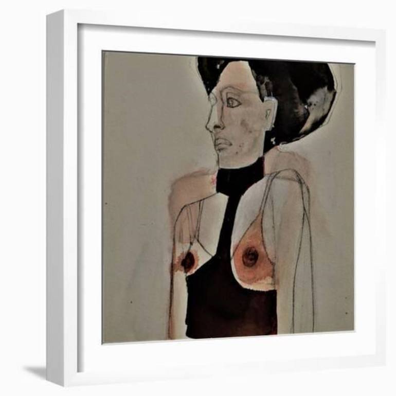 Original Art Deco People Painting by Doris Schmitz