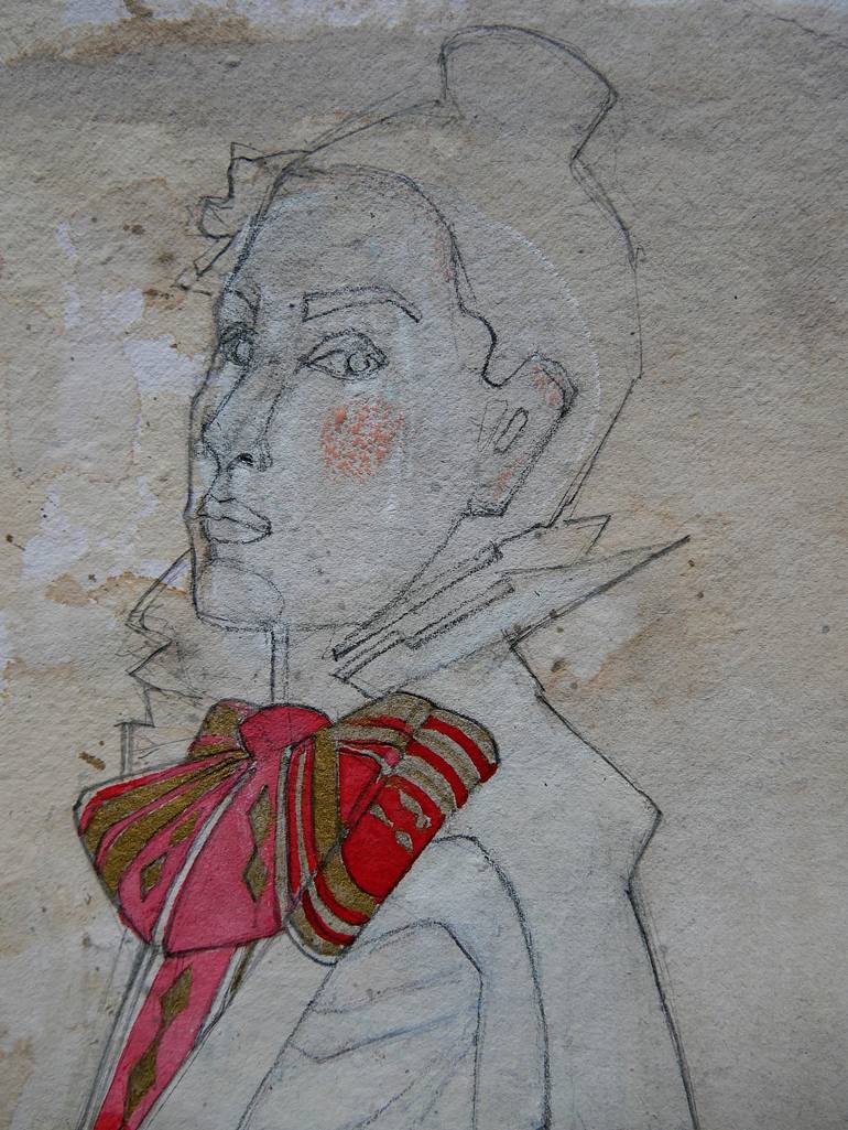 Original Figurative Women Painting by Doris Schmitz