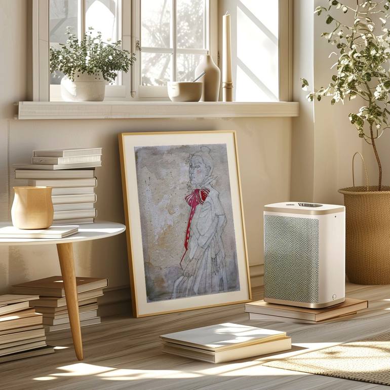 Original Figurative Women Painting by Doris Schmitz