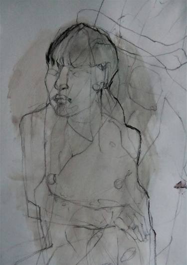 Print of Nude Drawings by Doris Schmitz