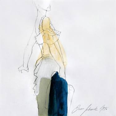 Original Figurative Fashion Drawings by Doris Schmitz