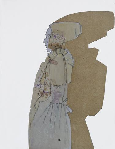 Original Figurative Fashion Drawings by Doris Schmitz
