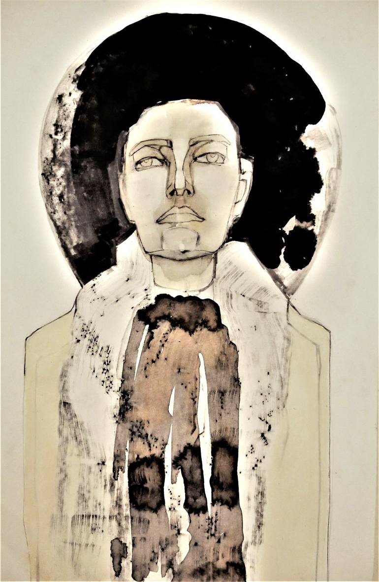 Gustav Klimt II Drawing by Doris Schmitz | Saatchi Art