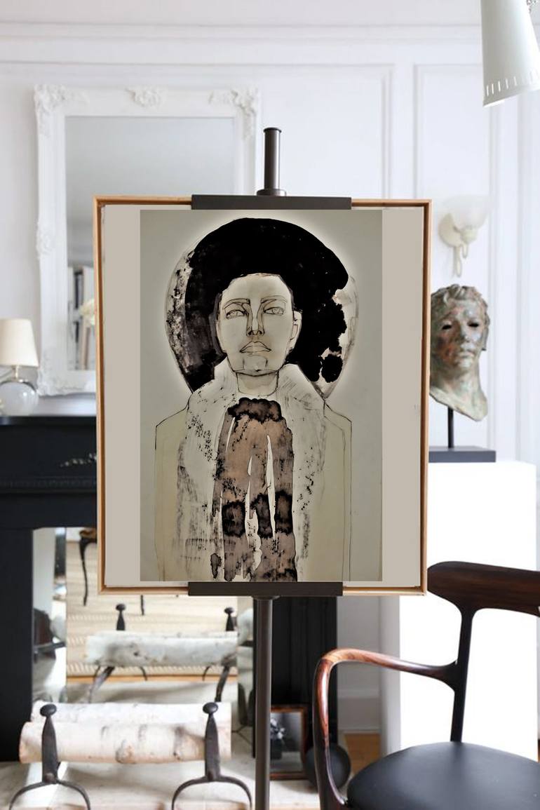 Gustav Klimt II Drawing by Doris Schmitz | Saatchi Art