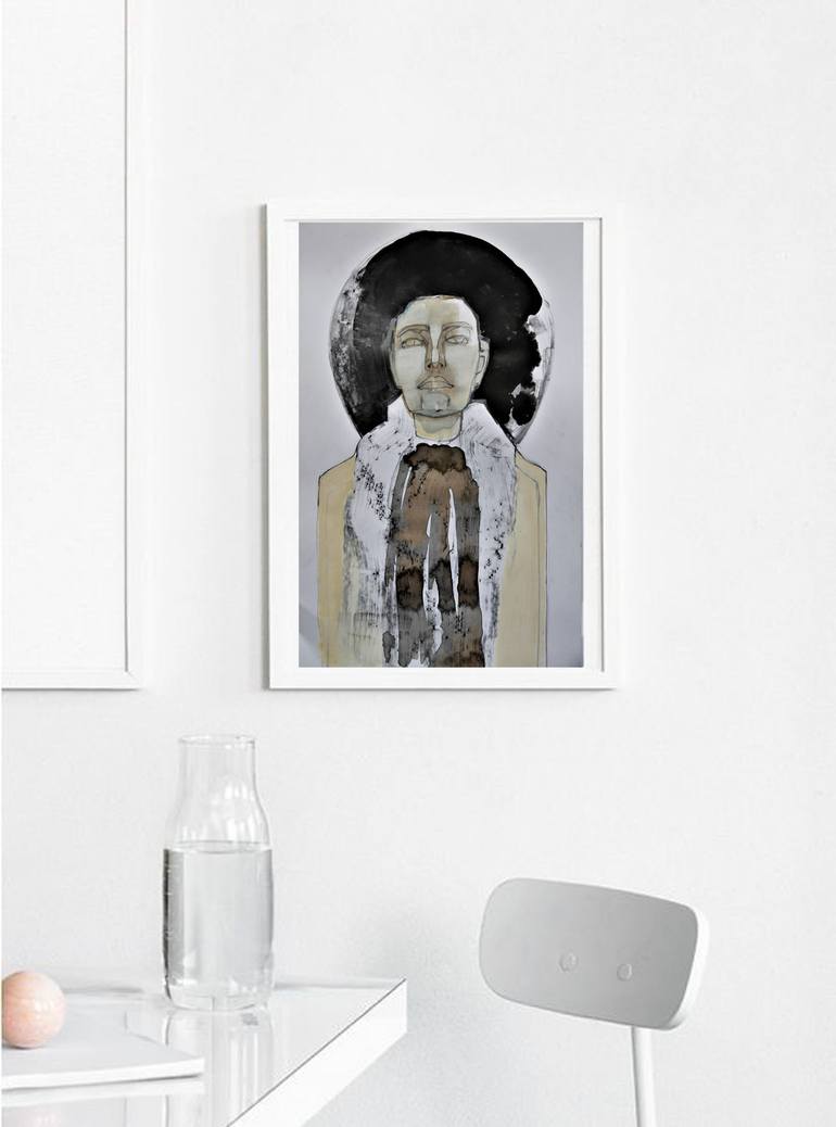 Gustav Klimt II Drawing by Doris Schmitz | Saatchi Art
