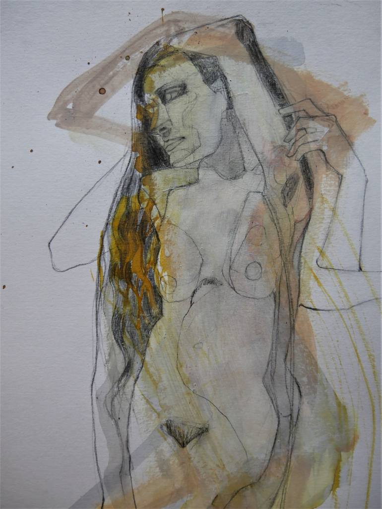 Original Nude Painting by Doris Schmitz