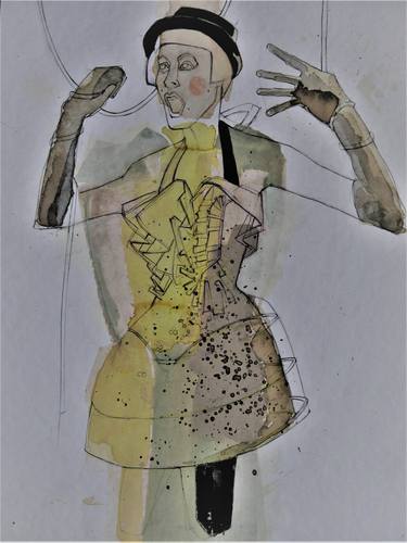 Print of Figurative Women Paintings by Doris Schmitz
