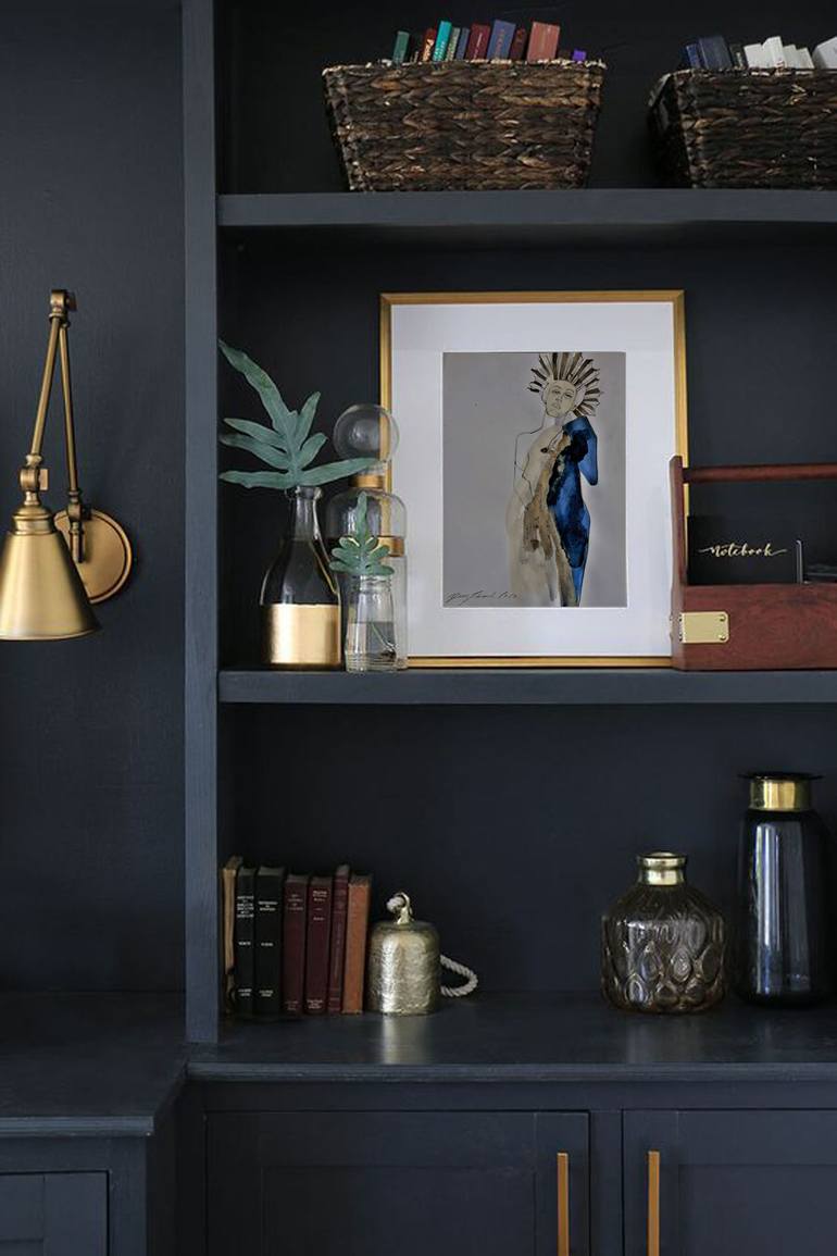 Original Figurative Erotic Painting by Doris Schmitz