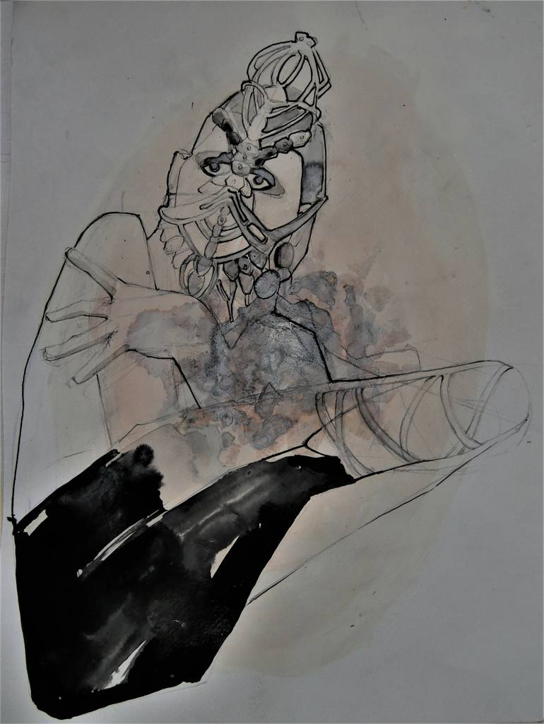 Print of Figurative Women Paintings by Doris Schmitz