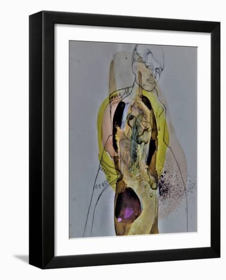 Original Figurative Women Painting by Doris Schmitz