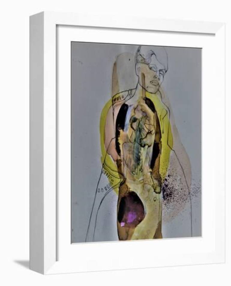 Original Figurative Women Painting by Doris Schmitz