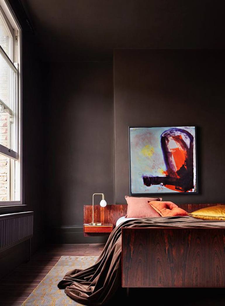 Original Abstract Expressionism Abstract Painting by Doris Schmitz