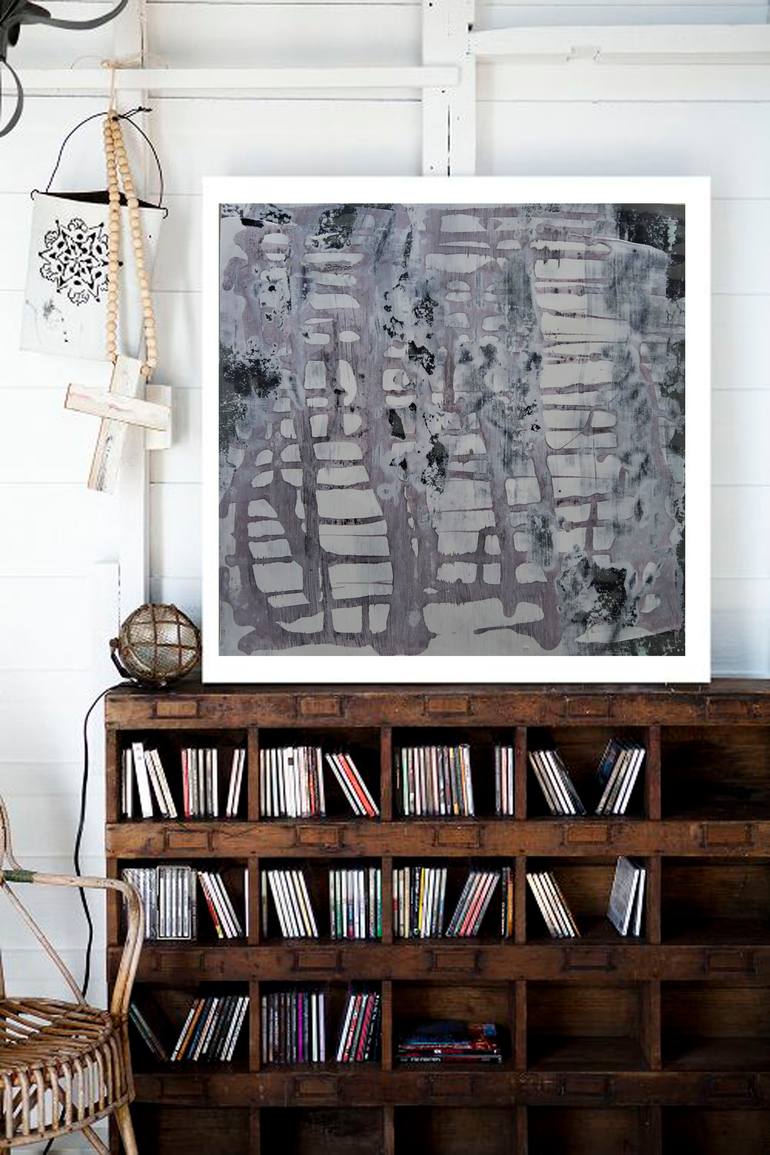 Original Abstract Expressionism Abstract Painting by Doris Schmitz