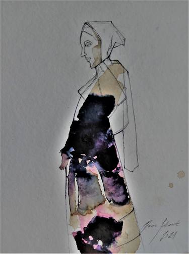 Original Fashion Paintings by Doris Schmitz