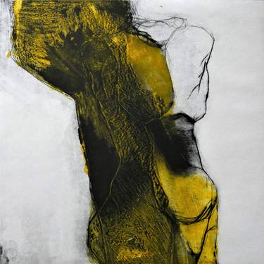 Original Abstract Body Printmaking by Doris Schmitz