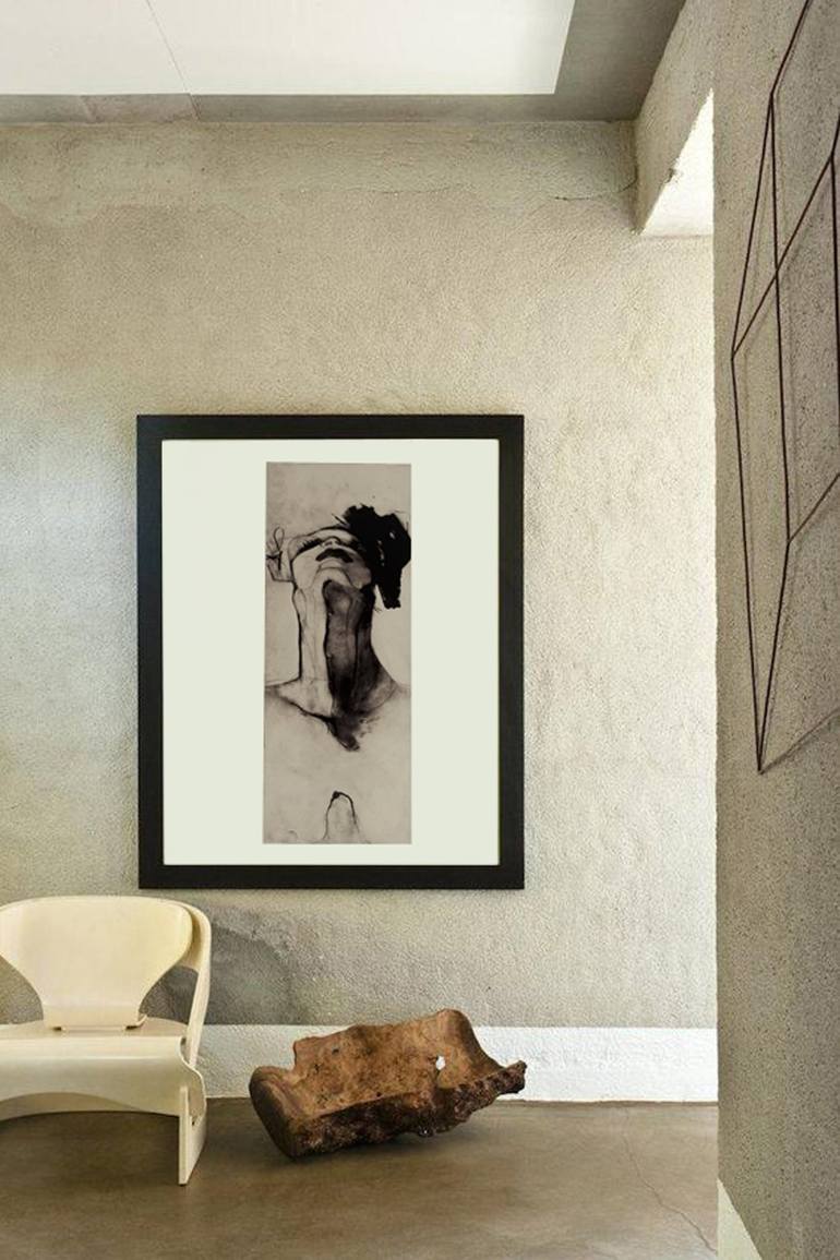 Original Figurative Women Printmaking by Doris Schmitz