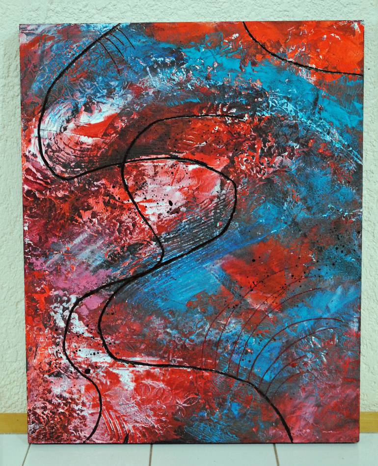 Original Abstract Painting by Tera Fujan