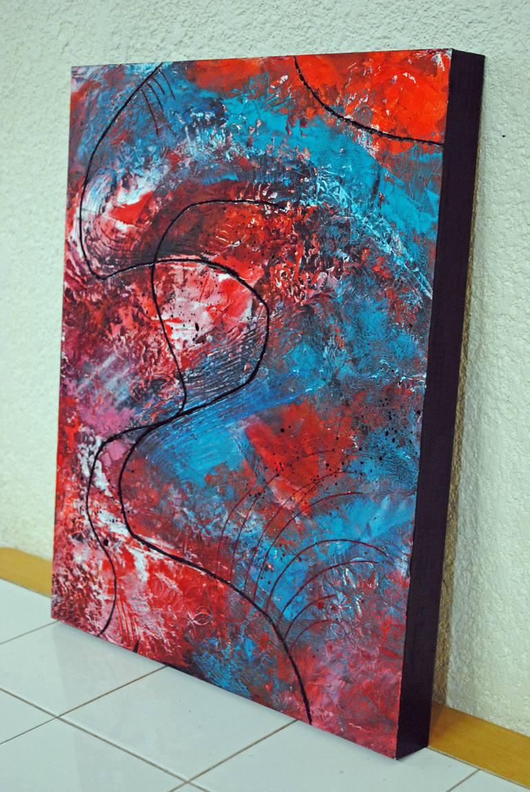 Original Abstract Painting by Tera Fujan