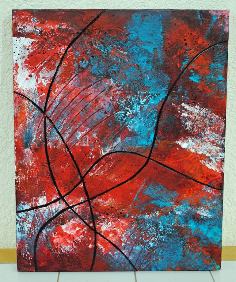 Original Abstract Painting by Tera Fujan