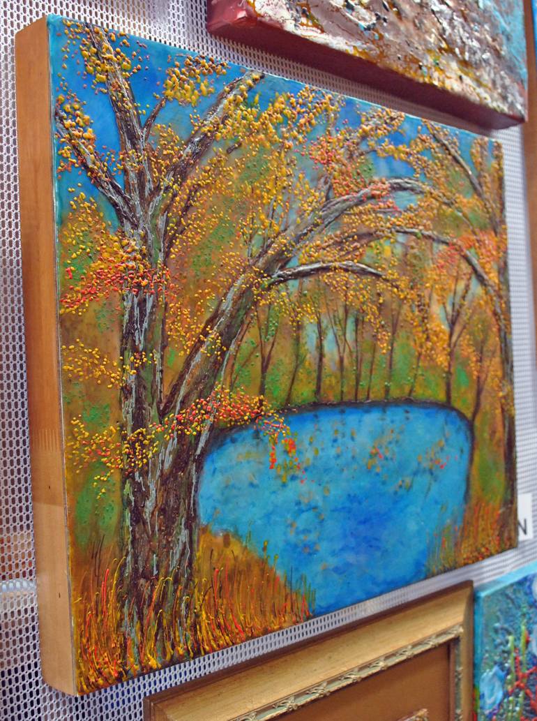 Original Fine Art Landscape Painting by Tera Fujan